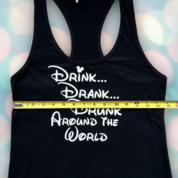 Disney Epcot “Drink Around the World” Women’s Tank Top Size M - Picture 2 of 2
